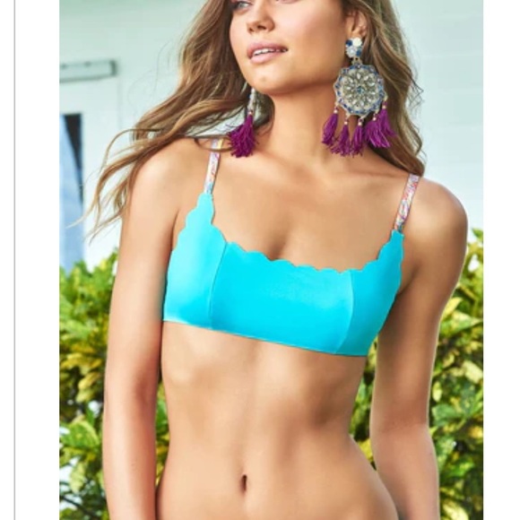 New. Bahia reversible wave bikini top Euc - Picture 2 of 2